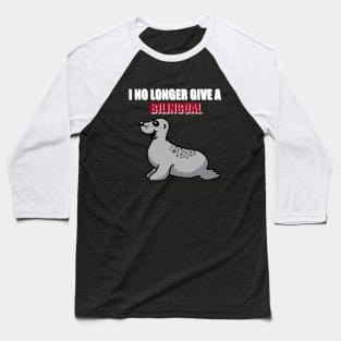 Bilingual Seal Baseball T-Shirt